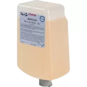 Image of CWS Liquid soap, pack of 12 bottles, 0.5 l each, mild, pink-orange