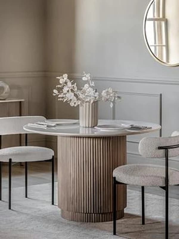 Image of Gallery Interiors Grove Round Dining Table