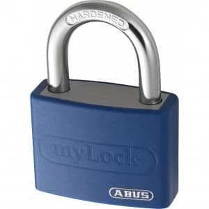 Image of Abus T65AL Series Aluminium Padlock 40mm Blue Standard