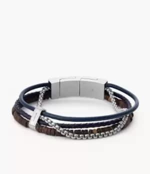 Image of Fossil Men Vintage Casual Multistrands Coconut Bead Multi Strand Bracelet