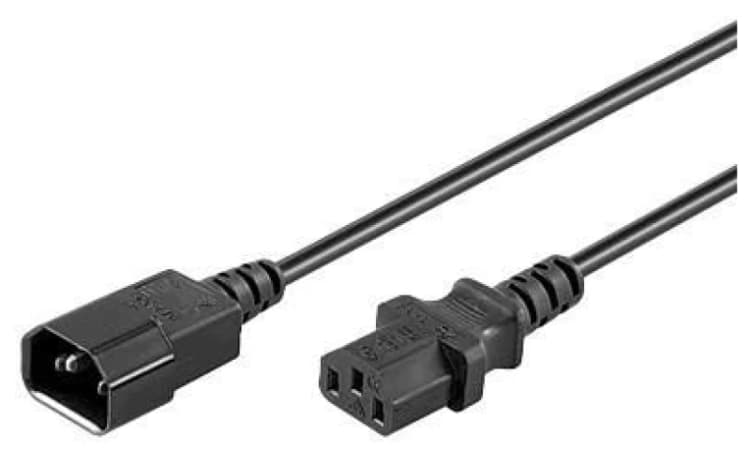 Image of Microconnect PE040670 power extension 7m 1 AC outlet(s) Black
