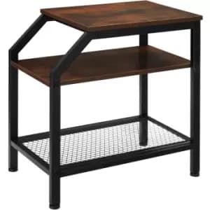 Image of Tectake - Bedside table Plymouth - bedside table, side table, table - industrial dark - industrial dark