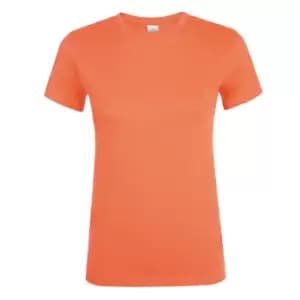 Image of SOLS Womens/Ladies Regent Short Sleeve T-Shirt (XXL) (Apricot)
