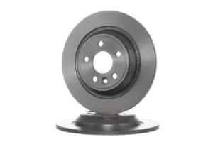 Image of PAIR PAINTED BREMBO BRAKE DISCS 08.A537.11