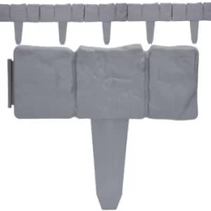 Image of Bed Edging 3Pcs Set Granite Design 7.5m
