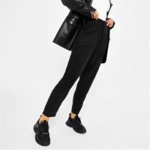 Image of I Saw It First Corduroy High Waisted Trousers - Black