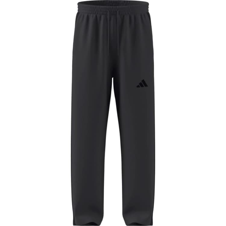 Image of adidas Mens Open Hem Fleece Joggers Grey Six/Black male XL