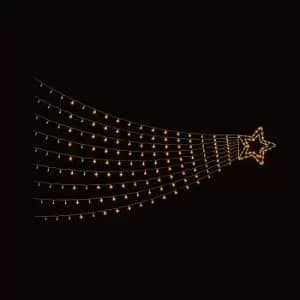 Image of Premier Decorations Limited Mains-Powered Warm White Shooting Star Metal & Plastic Christmas Decoration