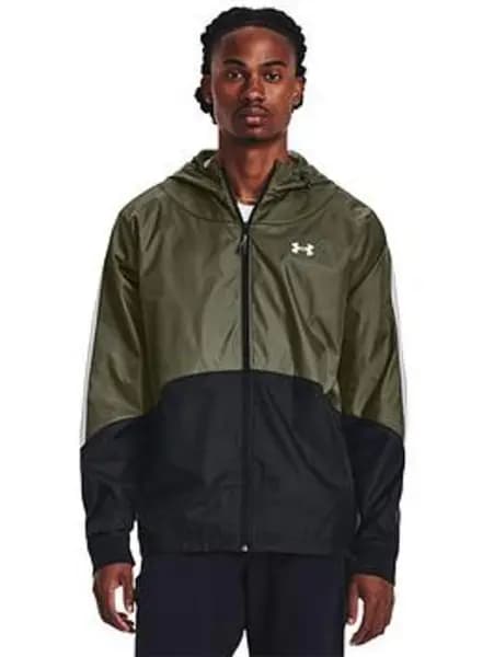 Image of Under Armour Legacy Windbreaker Jacket - Khaki