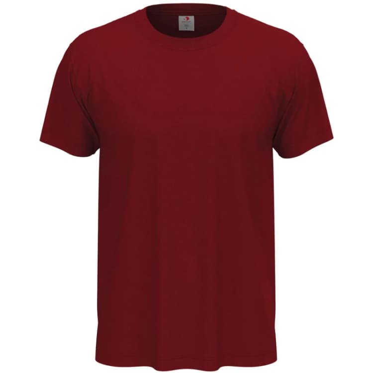 Image of Stedman Classics Mens Stedman Classic Tee in Wine Size: XS Wine Male XS