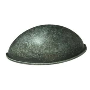 Image of BQ Hammered Pewter Effect Furniture Pull Handle L79.6mm Pack of 1