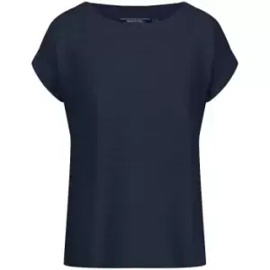 Image of Regatta Womens Adine Stripe Dobby Jersey Top 8 - Bust 32' (81cm)