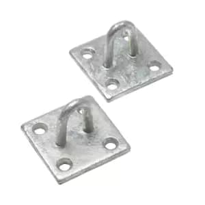 Image of Eliza Tinsley Silver Anchorage Point (H)35mm (L)50mm Pack Of 2