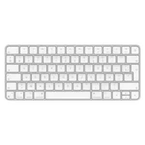 Image of Apple Magic keyboard USB + Bluetooth AZERTY French Aluminium White
