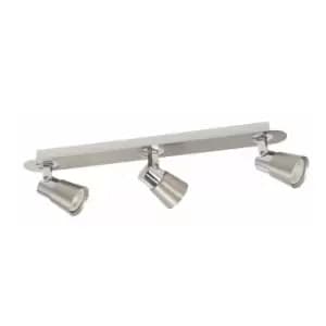 Image of Iris 3-Light 54cm Track Light GU10 Nickel Chrome