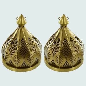 Image of Filagree Lantern T Light Holder 22cm (Set of 2)