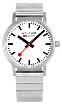 Image of Mondaine Classic Metal 36mm Stainless Steel Bracelet Watch