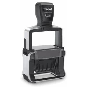 Image of Trodat Professional 5440L Self Inking Custom Date Stamp 49 x 28mm