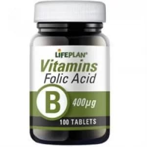 Image of Lifeplan Folic Acid 400mcg 100 capsule
