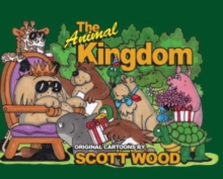 Image of The Animal Kingdom : Original Cartoons by Scott Wood Hardback