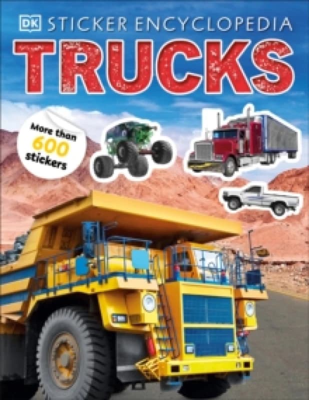 Image of DK Sticker Encyclopedia Trucks Book Multi unisex