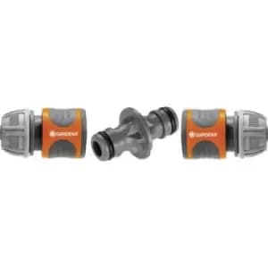 Image of GARDENA 18283-20 18283-20 Plastic Hose connector piece 13mm (1/2) Ø, Hose connector Set