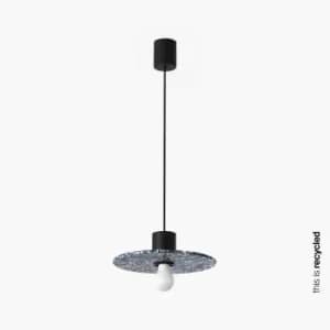 Image of Confetti 300 Dome Pendant Lamp Recycled Shavings Ø30cm