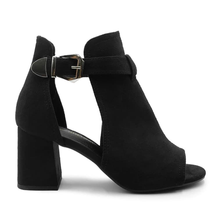 Image of Where's That From 'Lisa' Block Heels True Black