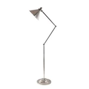 Image of 1 Light Floor Lamp Polished Nickel, E27