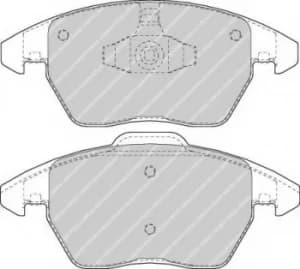 Image of Ferodo FDB1728 Brake Pad Set Front Axle Premier Car