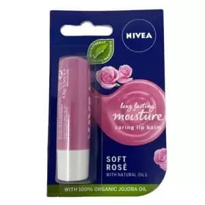 Image of Nivea Soft Rose Lip Balm 4.8g