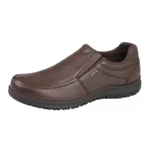 Image of IMAC Mens Grain Leather Shoes (11 UK) (Brown)