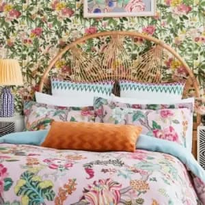 Image of Sanderson Fusang Tree Kingsize Duvet Cover Set, Peach Blossom