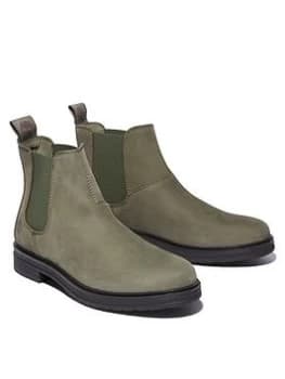 Image of Timberland Hannover Hill Chelsea Ankle Boot - Green , Green, Size 6, Women