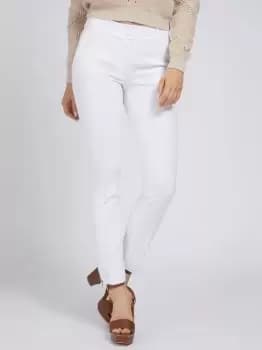 Image of Guess ZOE PANTS womens Trousers in White. Sizes available:S,M