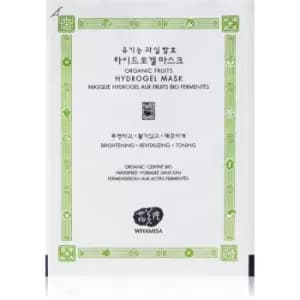 Image of WHAMISA Organic Fruits Hydrogel Facial Mask Intensive Hydrogel Mask For Immediate Brightening 33 ml