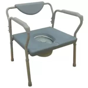 Image of Nrs Healthcare Extra Wide Height Adjustable Commode - Large