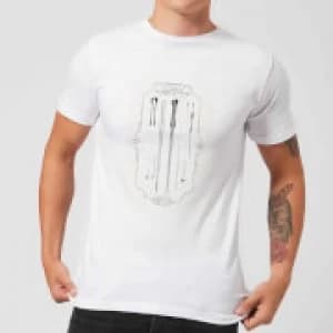 Image of Harry Potter Wand Of Harry Potter Mens T-Shirt - White - 3XL