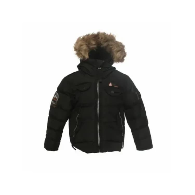 Image of Peak Mountain Children's ski jacket Peak Mountain Ecoflik Noir Male 5 ans ECOFLIK/3-8/NM-NOIR