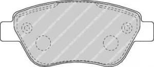 Image of Ferodo FDB1666 Brake Pad Set Front Axle Premier Car