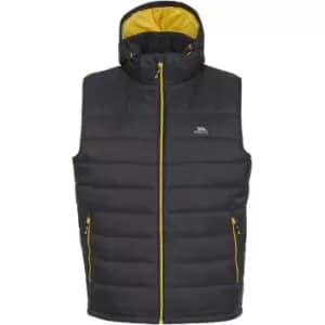 Image of Trespass Mens Franklyn Padded Warm Hooded Insulated Bodywarmer Gilet L- Chest 41-43' (104-109cm)