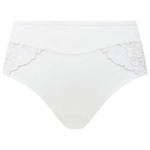Image of Florale Iris Maxi Briefs - White