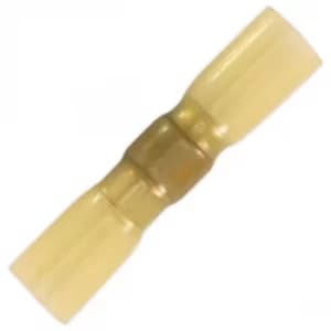 Image of Sealey HSSB25Y Heat Shrink Butt Connector with Crimp & Solder Yell...