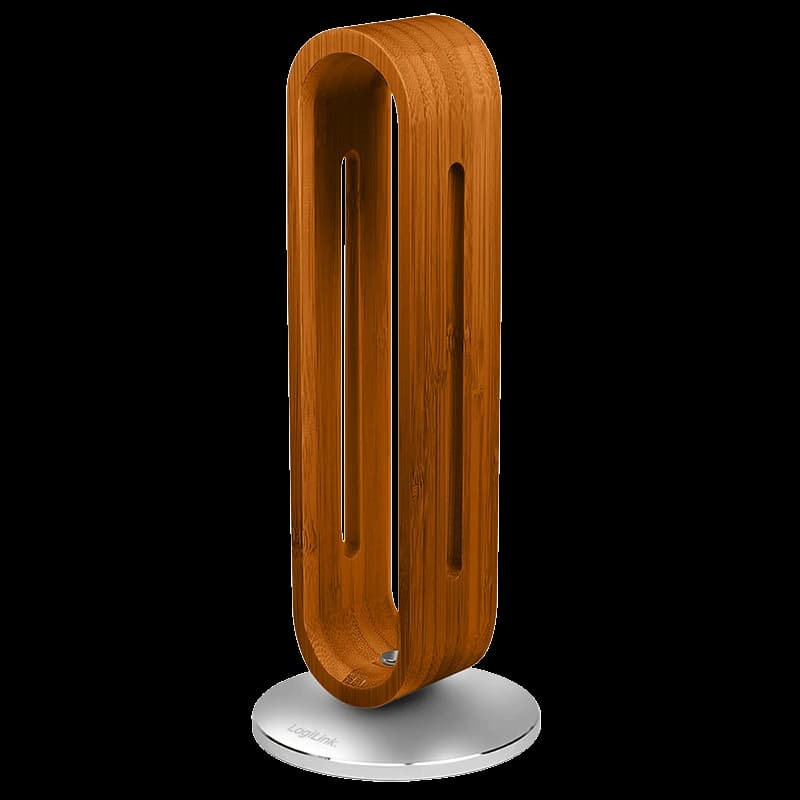Image of LogiLink Headphone Stand. bamboo. brown. grey
