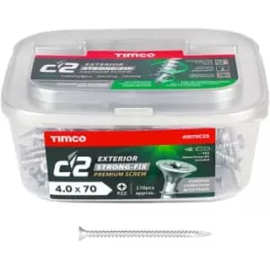Image of C2 Exterior Countersunk Multi Purpose Screws - 4.0 x 70 (170 pack) - Timco