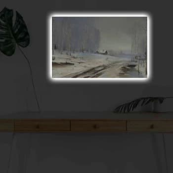 Image of 4570KARDACT - 039 Multicolor Decorative LED Lighted Canvas Painting
