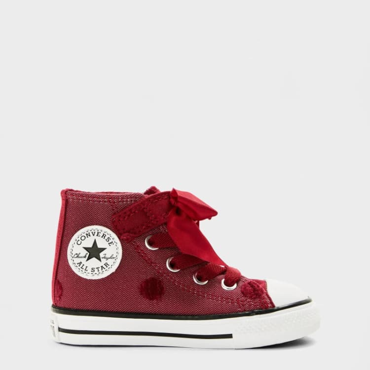 Image of Converse Kids Chuck Disco Canvas Trainers Altitude Lilac female C5 (22)