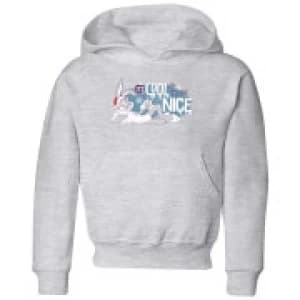 Image of Looney Tunes Its Cool To Be Nice Kids Christmas Hoodie - Grey - 11-12 Years