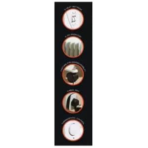 Image of Daewoo HEA1175GE 1000W Oil Filled Radiator in White