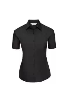 Image of Collection / Short Sleeve Poly-Cotton Easy Care Poplin Shirt